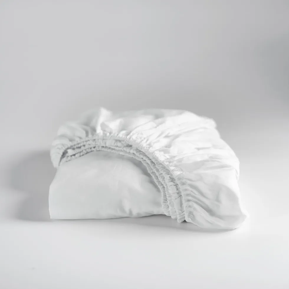 Cinderella Hoeslaken Basic Katoen 30cm Hoekhoogte - white 160x200cm