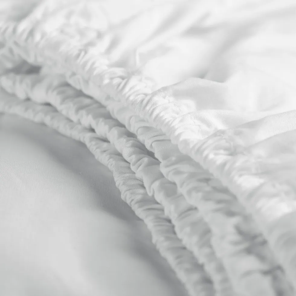 Cinderella Hoeslaken Basic Katoen 30cm Hoekhoogte - white 160x200cm