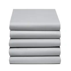 Cinderella Hoeslaken Basic Katoen 40cm Hoekhoogte - light grey 160x200cm