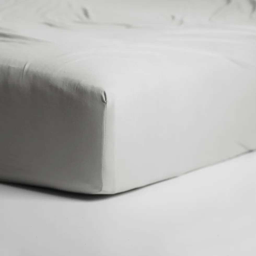 Cinderella Hoeslaken Dubbel Jersey Stretch 40cm Hoek - light grey 90x200/210cm