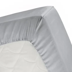 Cinderella Hoeslaken Jersey Stretch 30cm Hoge Hoek - light grey 80/90x200cm