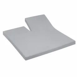 Cinderella Splittopper Hoeslaken Jersey Katoen Stretch Single Split - light grey 200x200/210cm