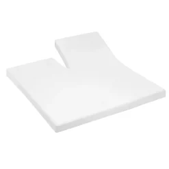 Cinderella Splittopper Hoeslaken Jersey Katoen Stretch Single Split - white 200x200/210cm