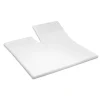 Cinderella Splittopper Single Split Hoeslaken Katoen Satijn - white 180x200cm
