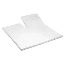 Cinderella Splittopper Single Split Hoeslaken Katoen Satijn - white 180x200cm