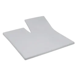 Cinderella Splittopper Single Split Hoeslaken Basic Katoen - light grey 180x210cm