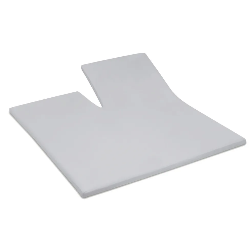 Cinderella Splittopper Single Split Hoeslaken Basic Katoen - light grey 180x210cm