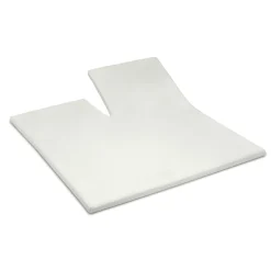 Cinderella Splittopper Single Split Hoeslaken Katoen Satijn - ivoor 180x200cm