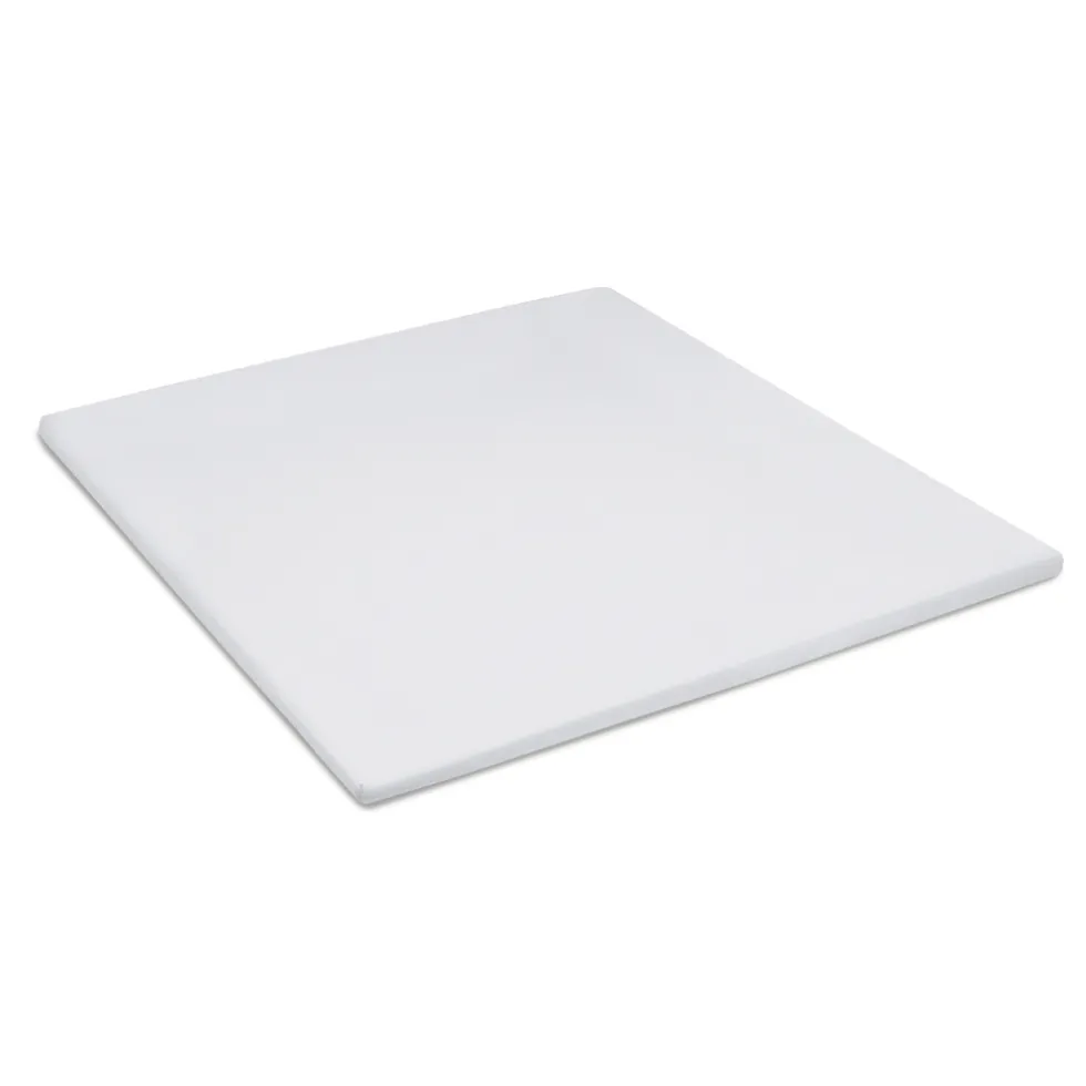 Cinderella Topper Hoeslaken Katoen Satijn - licht grey 90x210cm