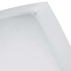 Cinderella Topper Hoeslaken Katoen Satijn - licht grey 90x210cm