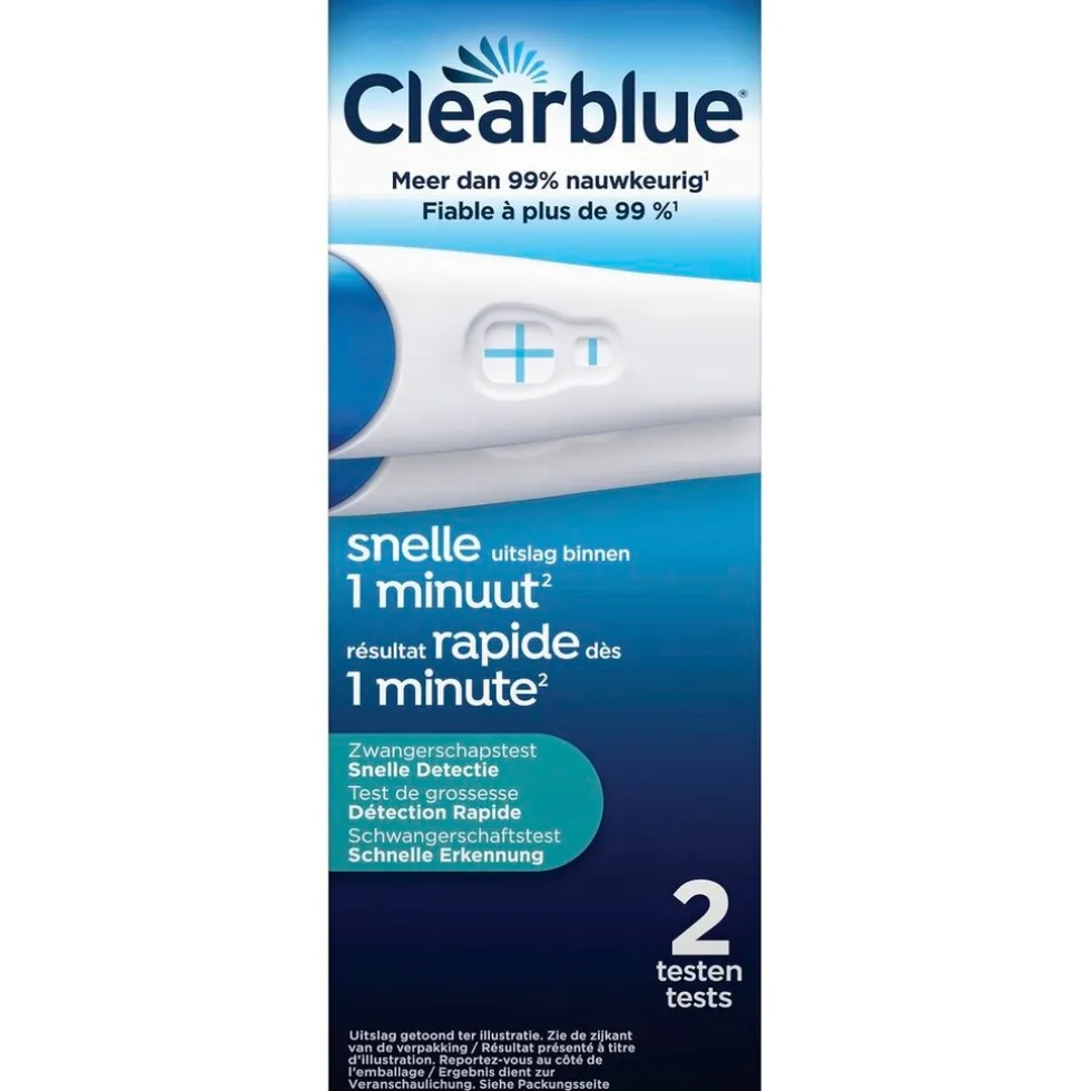 Clearblue Snelle Detectie Zwangerschapstest