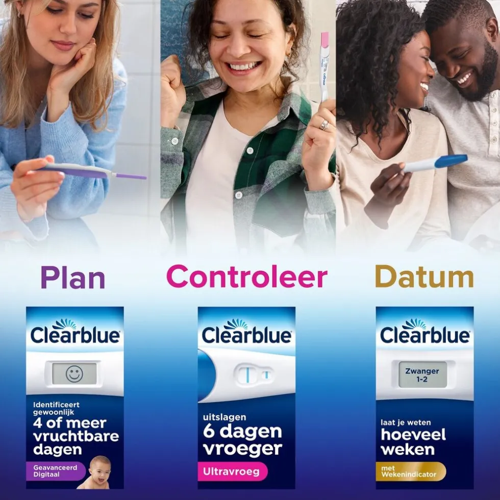 Clearblue Ultravroeg Digitaal Zwangerschapstest