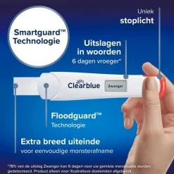 Clearblue Ultravroeg Digitaal Zwangerschapstest