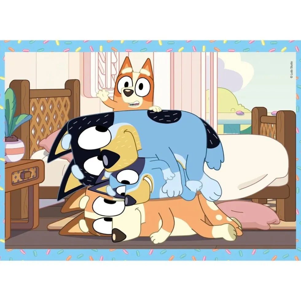 Clementoni Bluey 4-in-1 Puzzel