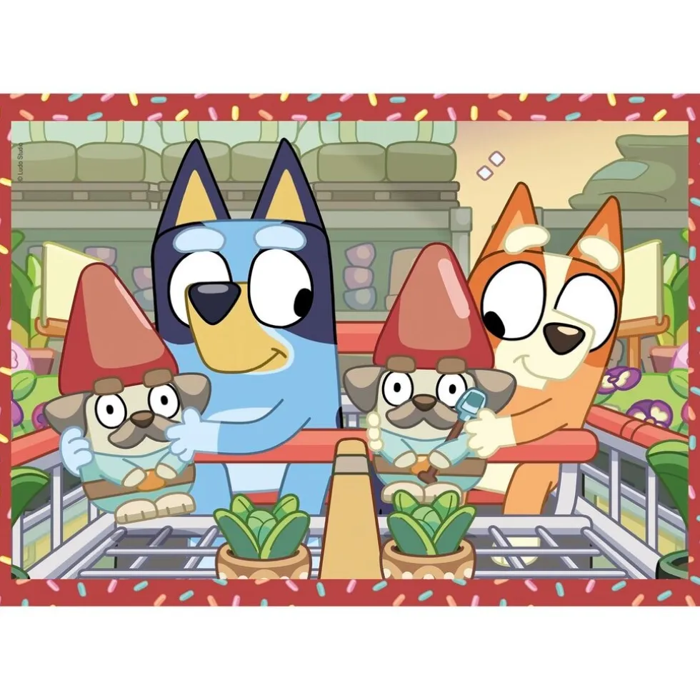 Clementoni Bluey 4-in-1 Puzzel