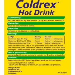 Coldrex Hot Drink 500mg Poeder voor Drank