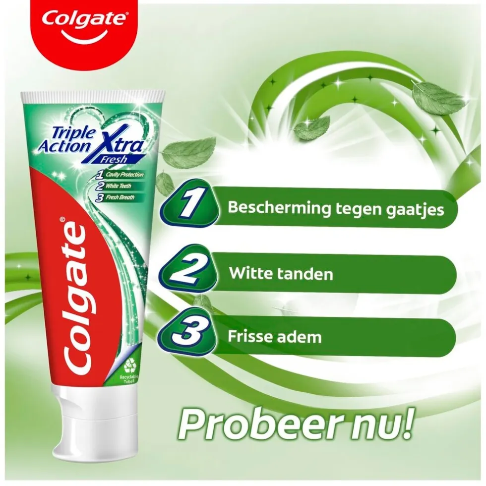 Colgate Triple Action Xtra Fresh Tandpasta
