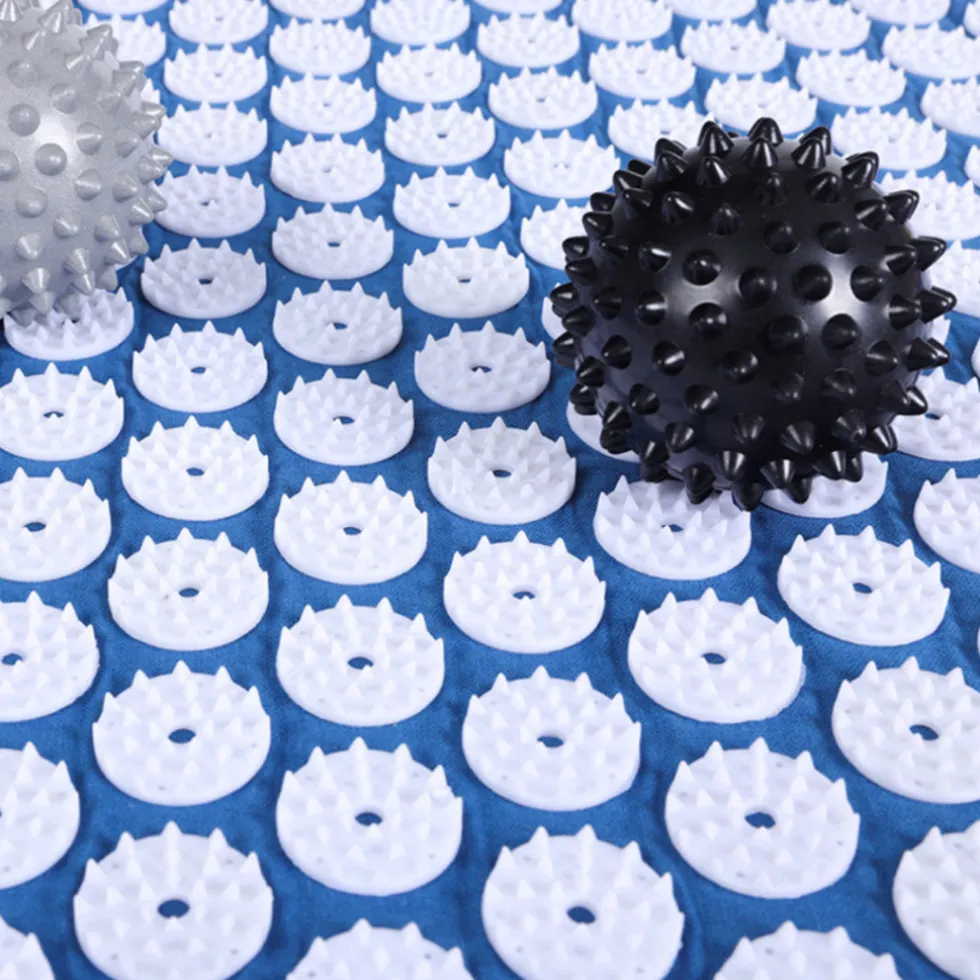 Confibel Acupressure Mat en Kussen Spijkermat Set met Triggerpoint Bal Massage Ontspanning