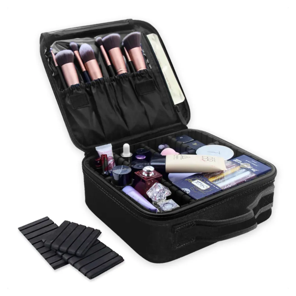 Confibel Cosmetica Koffer Make-up Koffer met verstelbare vakken