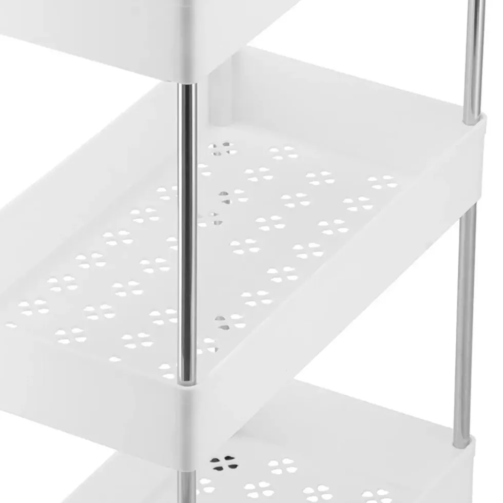 Confibel Opbergrek Organizer 3 Etages Metalen Rack voor Keuken Badkamer Kantoor