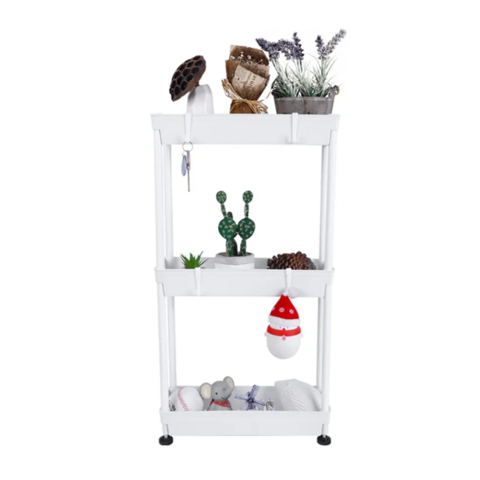 Confibel Opbergrek Organizer 3 Etages Metalen Rack voor Keuken Badkamer Kantoor