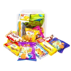 Cookies & snacks maandpakket Jules Destrooper, Lotus, LU, Kinder & Meli