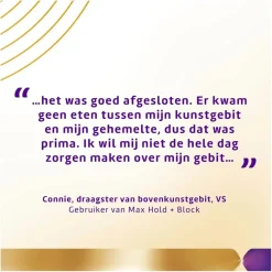 Corega Power Max Max Hold + Block Kleefcrème