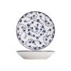 Cosy & Trendy 4 Stuks Flor Azul Diepe borden Porselein