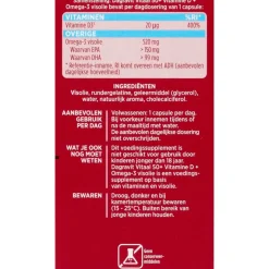 Dagravit Vitaal 50+ Vit D + Omega-3 Visolie Capsules