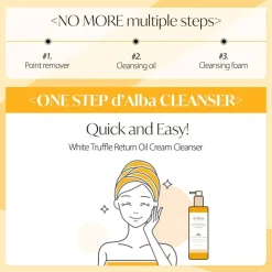 d'Alba White Truffle Return Oil Cream Cleanser