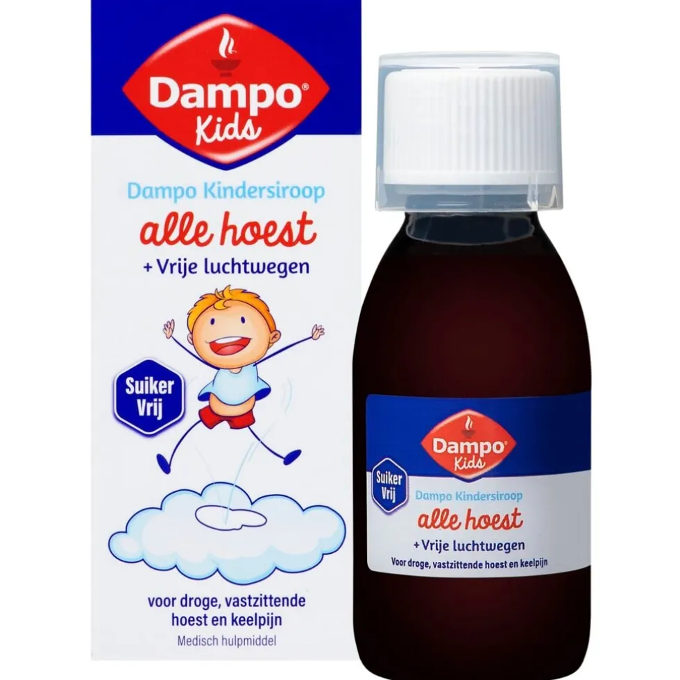 Dampo Alle Hoest + Vrije Luchtwegen Suikervrije Kindersiroop
