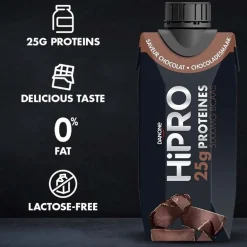 DANONE HiPRO Chocolade Proteïneshake Voordeelverpakking 32 x 330ml