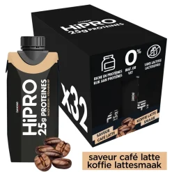 DANONE HiPRO Koffie Proteïneshake Voordeelverpakking 32 x 330ml