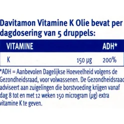 Davitamine Vitamine K Olie