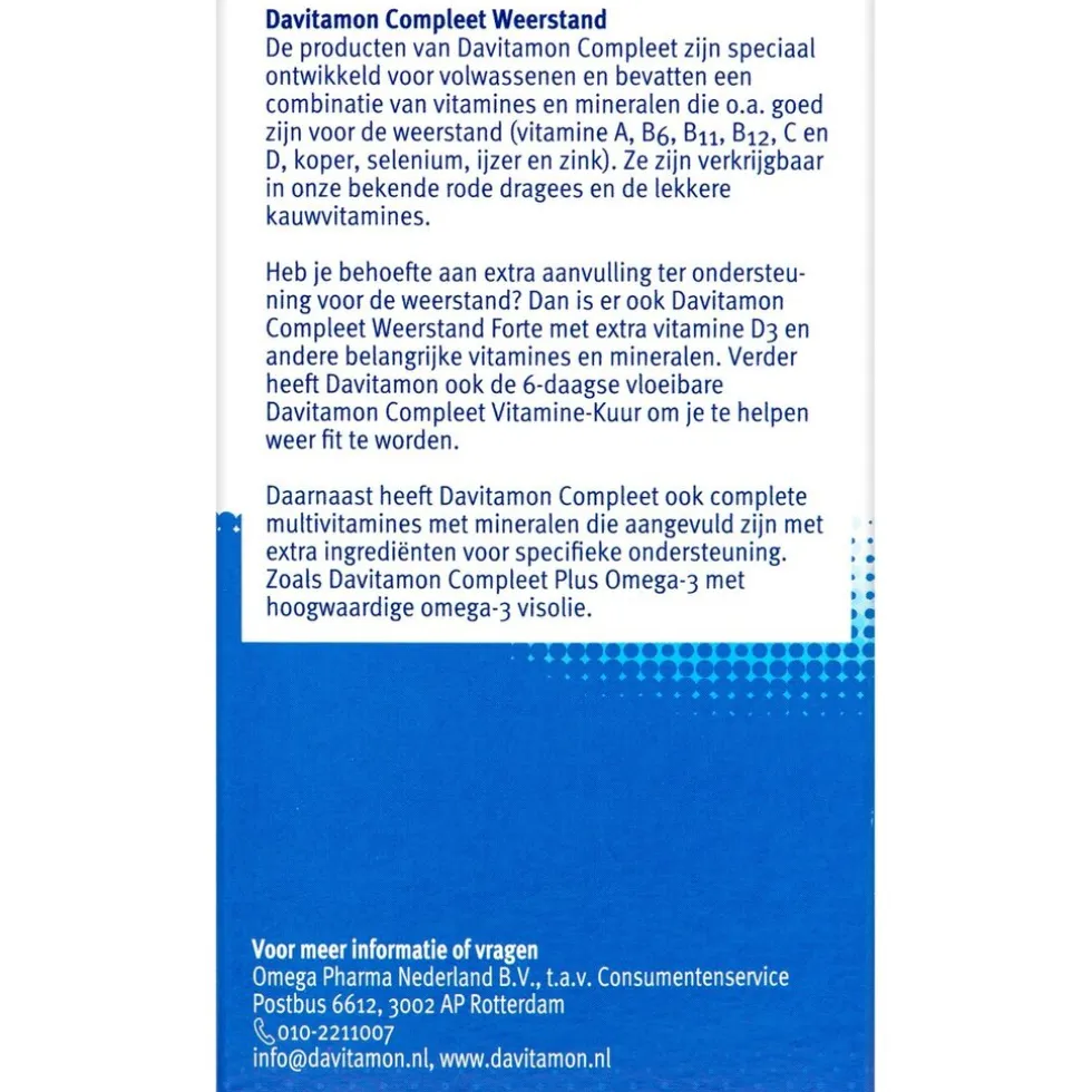 Davitamon Compleet Weerstand Bosvruchten Kauwtabletten