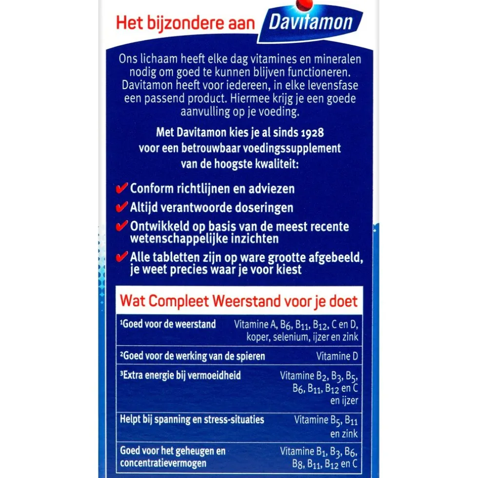 Davitamon Compleet Weerstand Bosvruchten Kauwtabletten