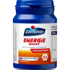 Davitamon Energie Boost¹ Hooggedoseerde Bosvruchten Kauwvitaminen