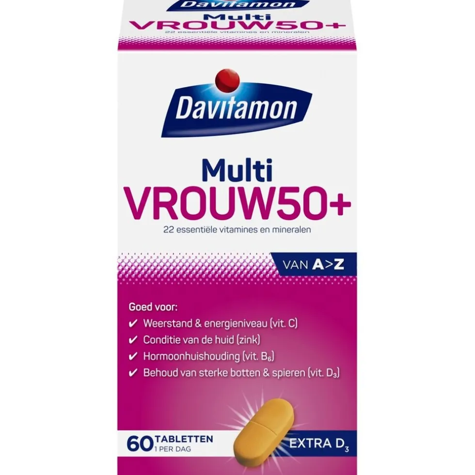 Davitamon Multi Vrouw 50+ Tabletten