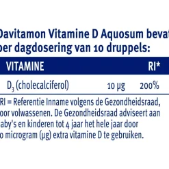 Davitamon Vitamine D Aquosum Baby en Kind