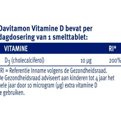 Davitamon Vitamine D Kind Smelttabletten