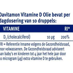 Davitamon Vitamine D Olie voor Baby en Kind