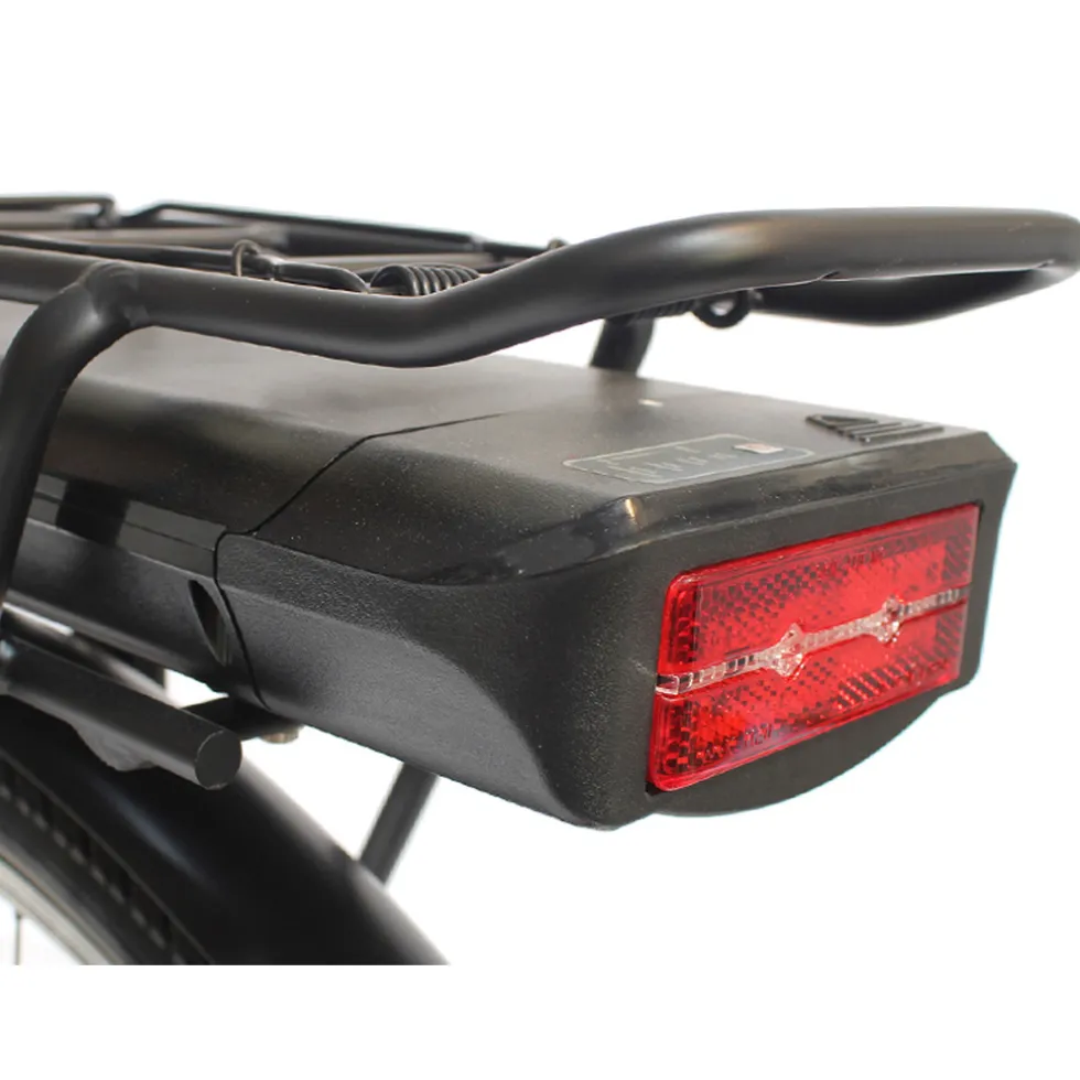 Degreaser dames ebike 50 cm 10.4 Ah 7sp zwart