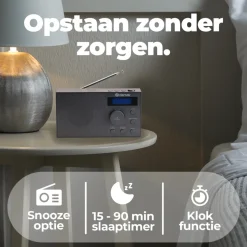 Denver DAB51B DAB+/FM Nood-Radio met Bluetooth