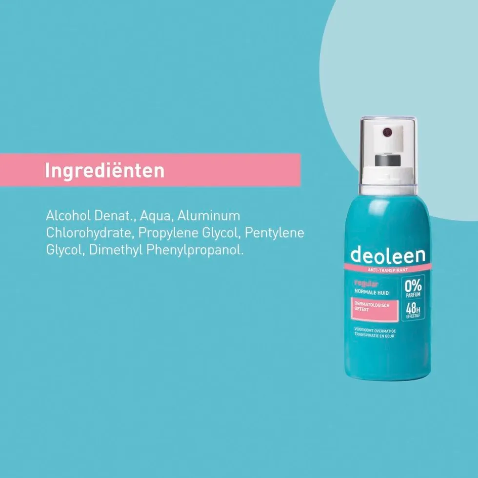Deoleen Regular Antitranspirant Pompspray