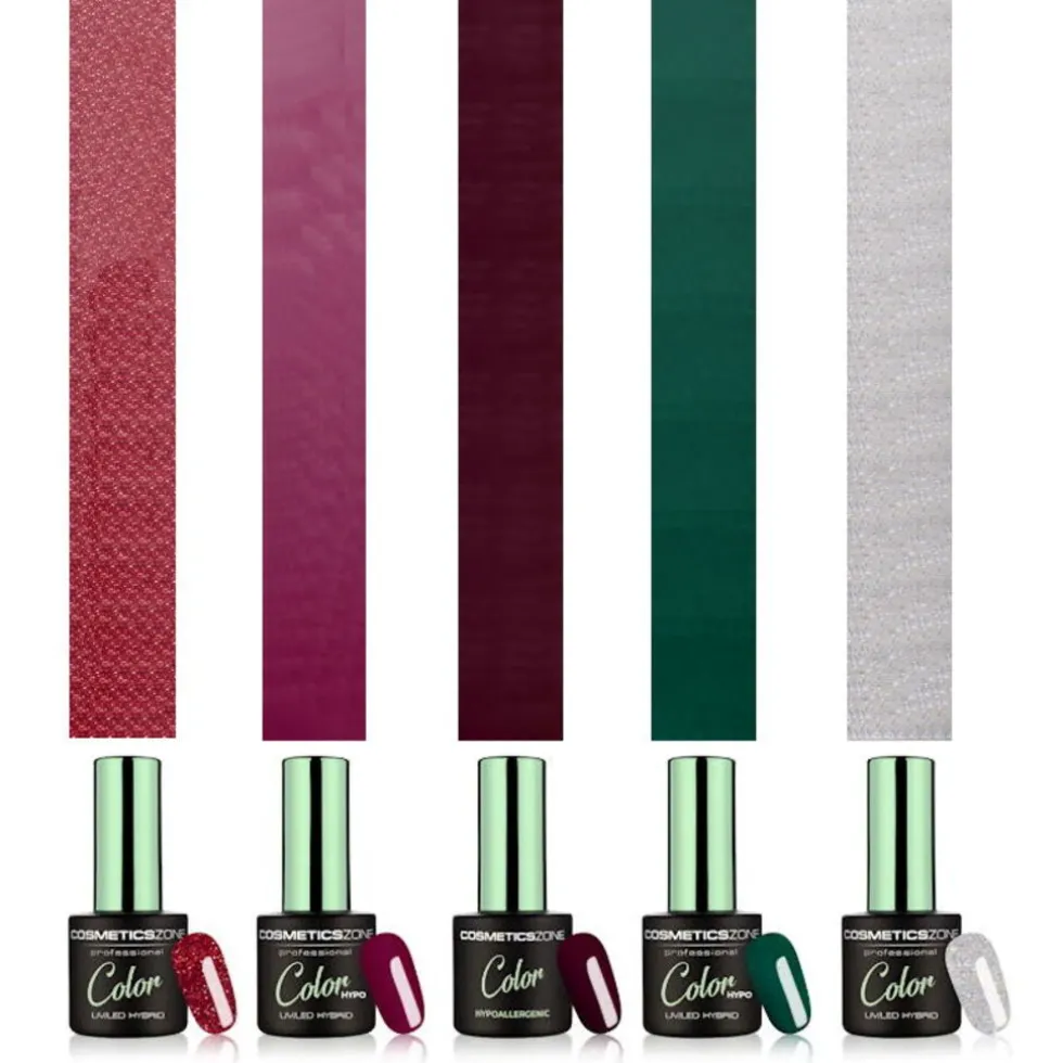 Dermarolling Gift Set Hypoallergene Gellak Cosmetics Zone 5 kleuren
