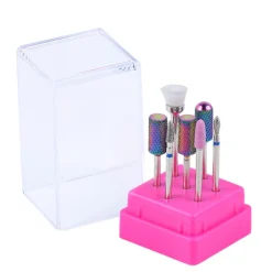 Dermarolling Keramische Nagelfrees Bitjes 7-delige Set Compleet