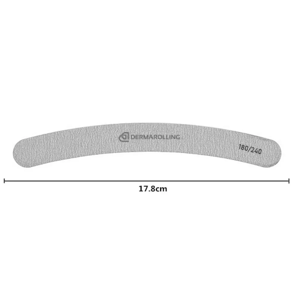 Dermarolling Professionele Nagelvijl Banana Grit 180/240