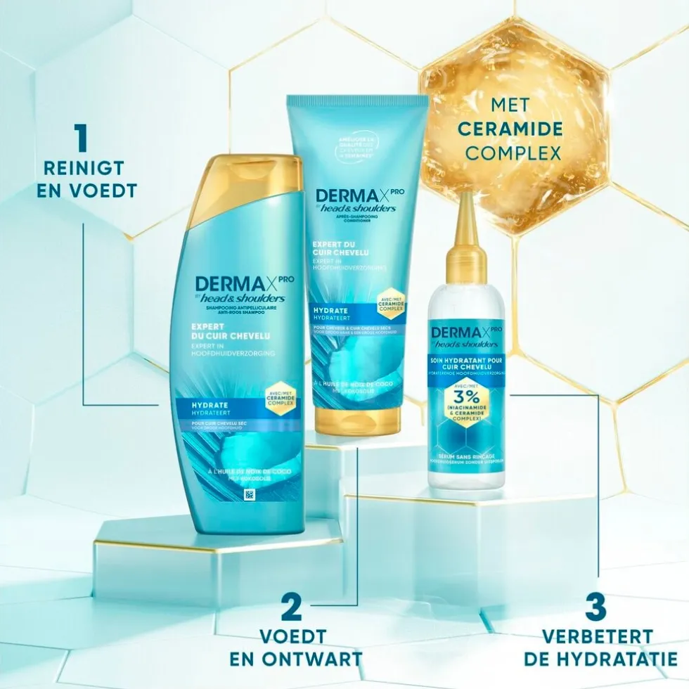 DermaXPro by Head & Shoulders Hydrateert Antiroosshampoo
