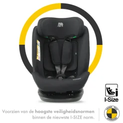 Deryan Clyde I-Size Autostoel 40 tot 150 cm Groep 0 1 2 3 Gordelbevestiging