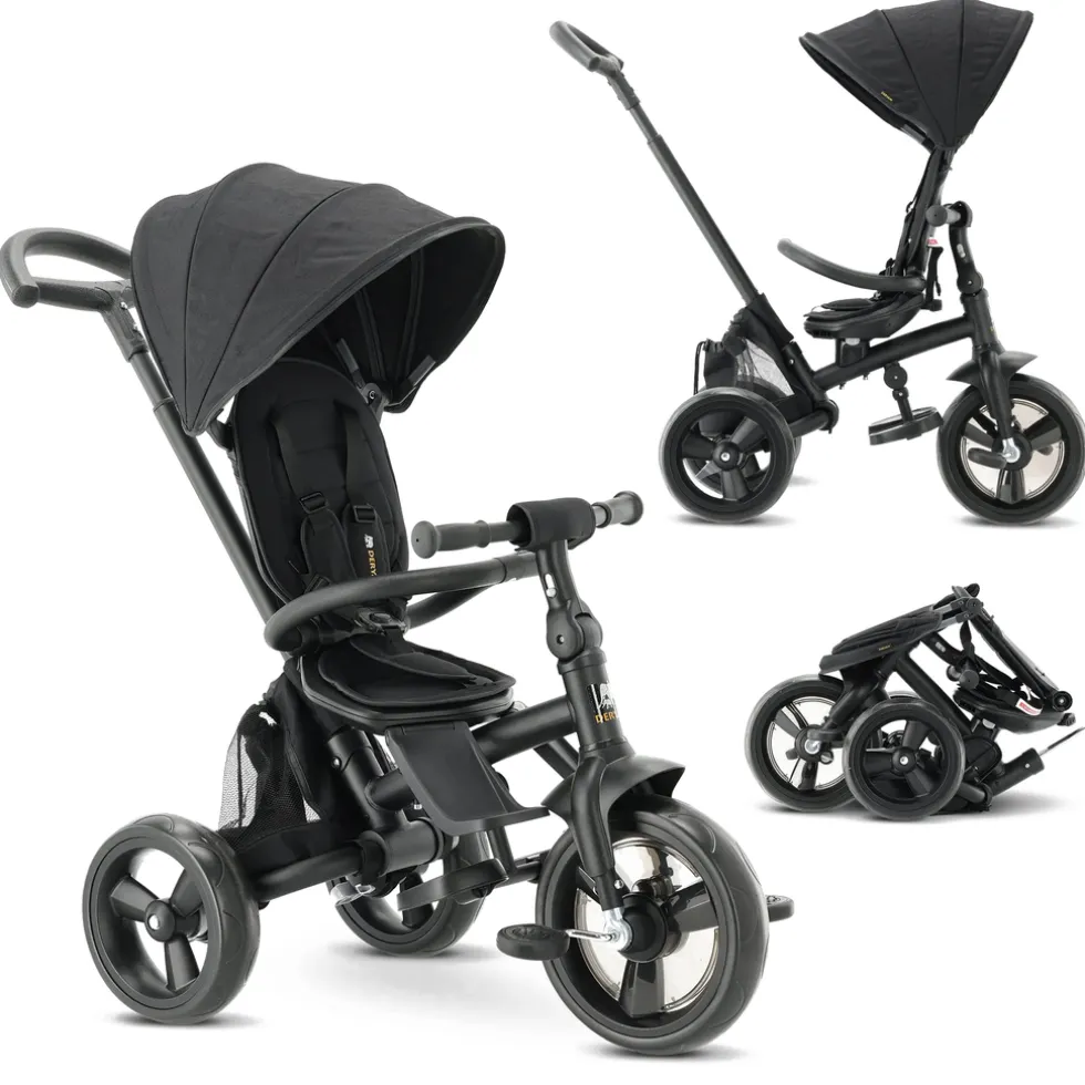 Deryan Explorer Luxe Driewieler Opvouwbaar met mandje